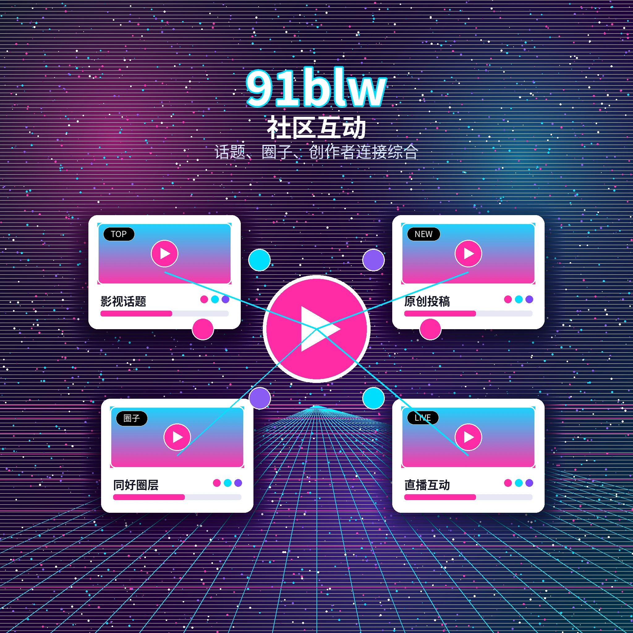 91网社区互动与创作者交流